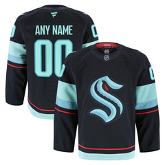 Seattle Kraken Fanatics Home Authentic Pro Custom Jersey On Sale
