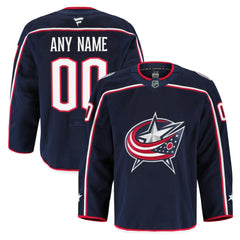 Columbus Blue Jackets Fanatics Home Authentic Pro Custom Jersey On Sale