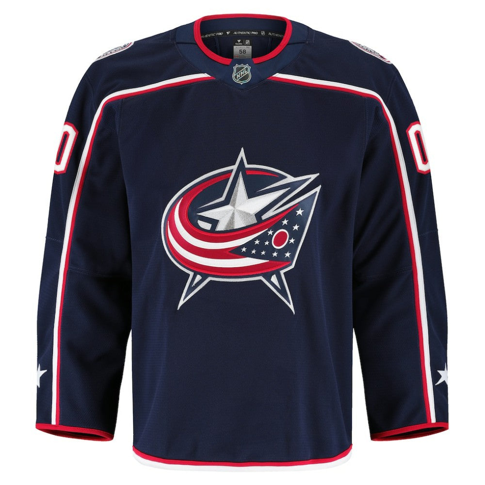 Columbus Blue Jackets Fanatics Home Authentic Pro Custom Jersey On Sale