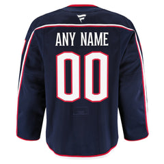 Columbus Blue Jackets Fanatics Home Authentic Pro Custom Jersey On Sale
