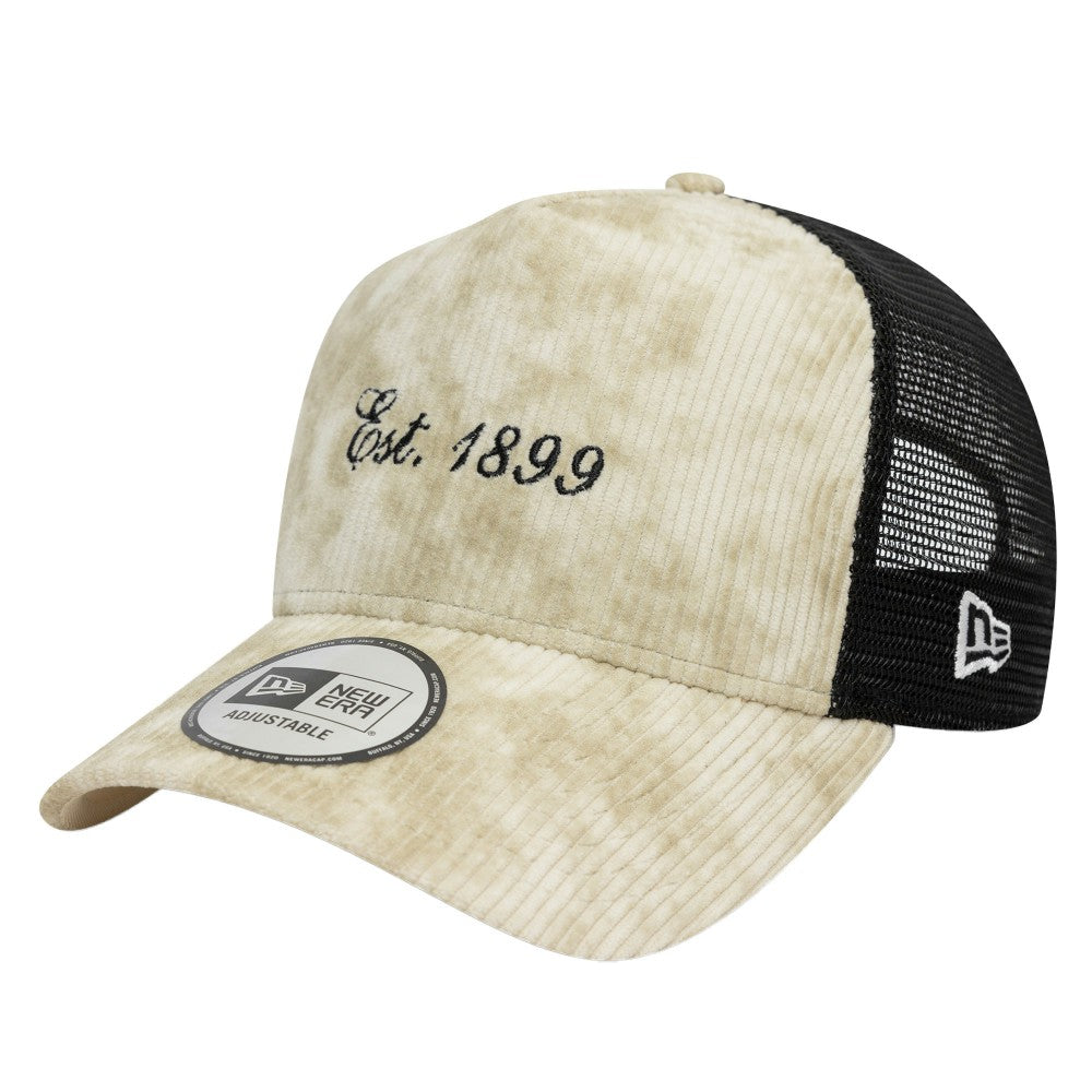 AC Milan New Era Corduroy Trucker Adjustable Hat Tan - New Era