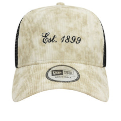 AC Milan New Era Corduroy Trucker Adjustable Hat Tan - New Era