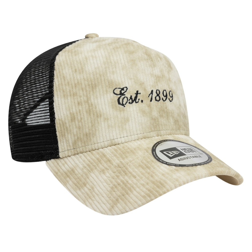 AC Milan New Era Corduroy Trucker Adjustable Hat Tan - New Era