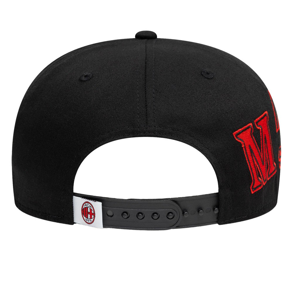 AC Milan New Era 9FIFTY Stretch-Snap Adjustable Hat Black/Denim - New Era