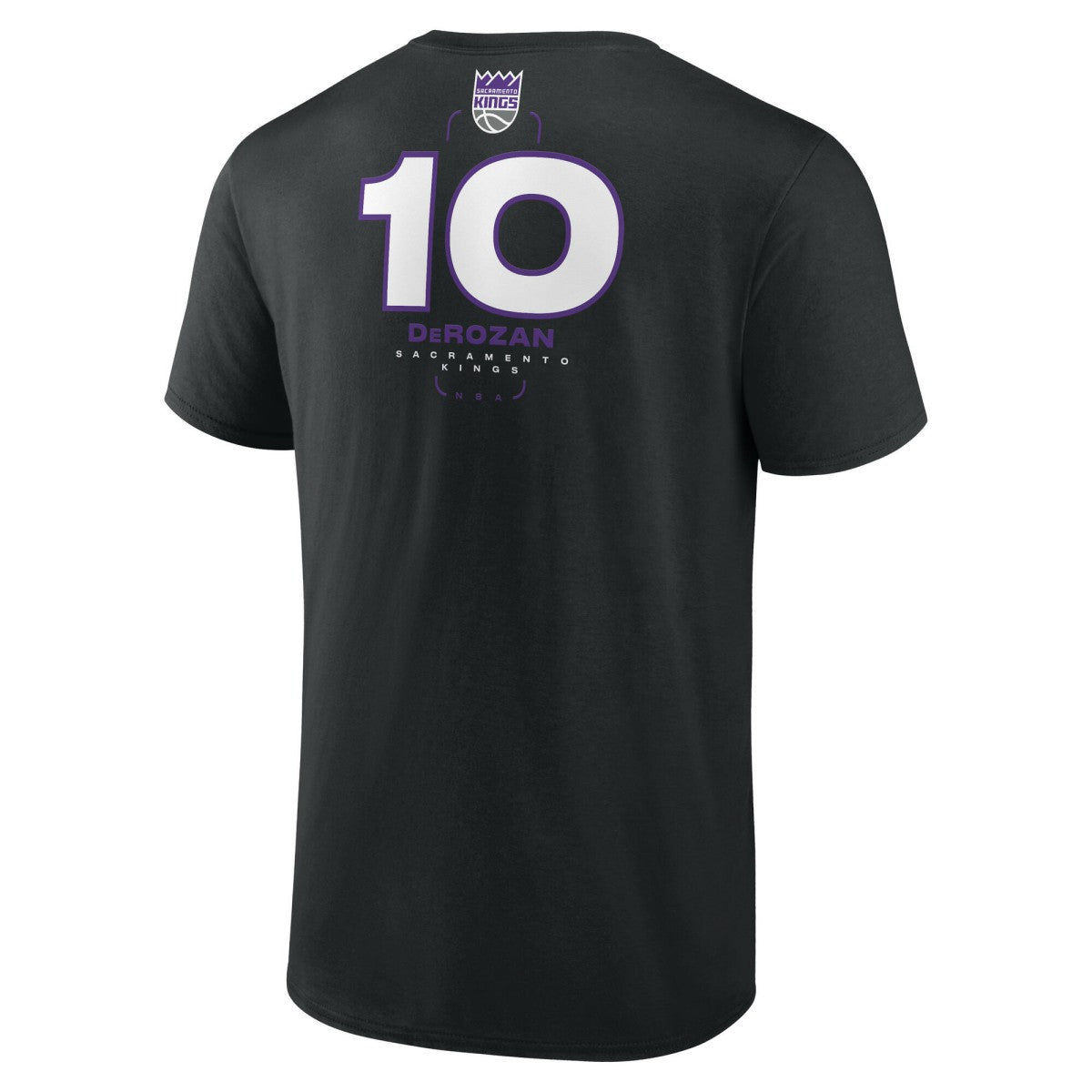 DeMar DeRozan Sacramento Kings Behind The Back Name & Number T-Shirt - Black cheap Online