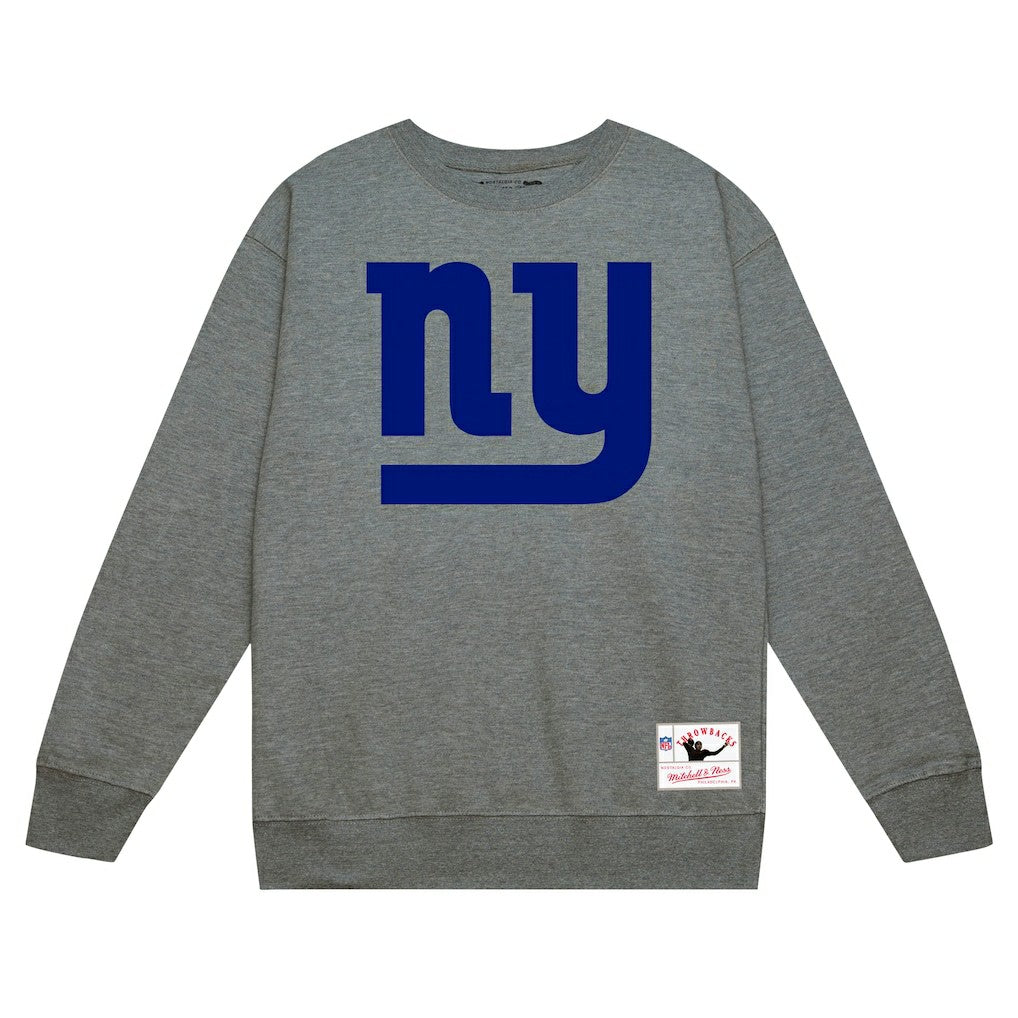 New York Giants Mitchell & Ness Basic Fleece Pullover Sweatshirt