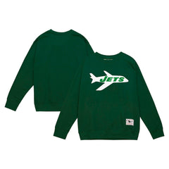 New York Jets Mitchell & Ness Basic Fleece Pullover Sweatshirt
