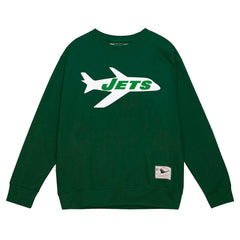 New York Jets Mitchell & Ness Basic Fleece Pullover Sweatshirt