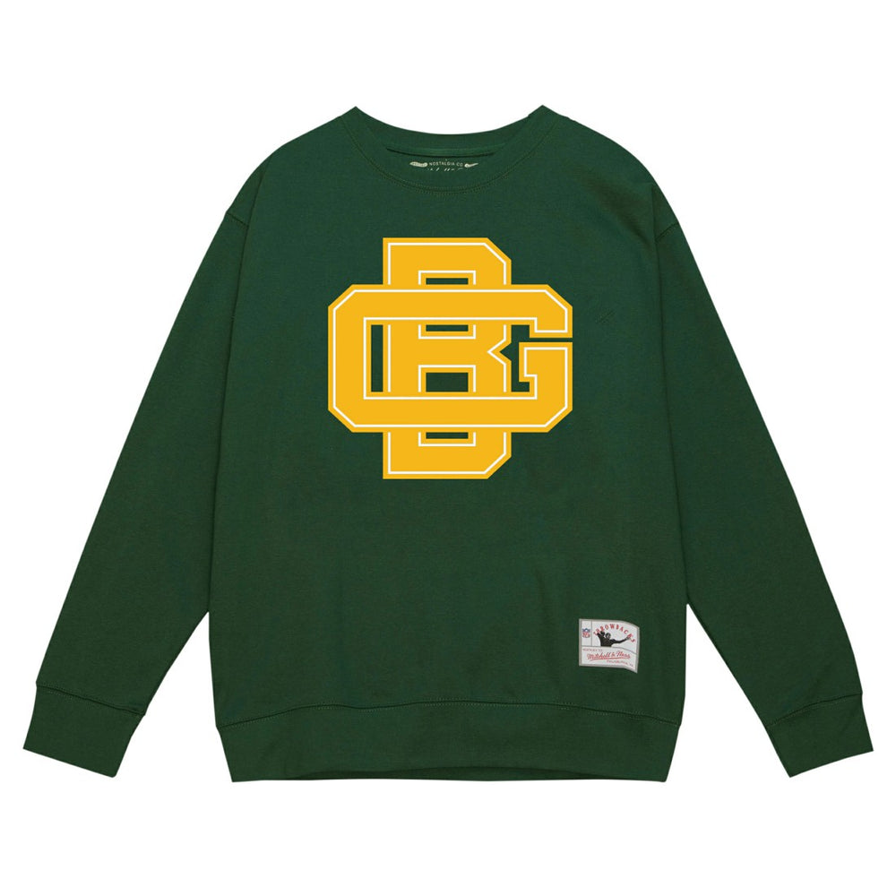 Green Bay Packers Mitchell & Ness Basic Fleece Pullover Sweatshirt
