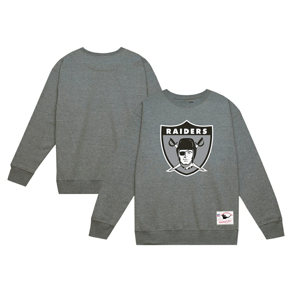 Las Vegas Raiders Mitchell & Ness Basic Fleece Pullover Sweatshirt