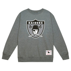 Las Vegas Raiders Mitchell & Ness Basic Fleece Pullover Sweatshirt