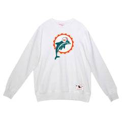 Miami Dolphins Mitchell & Ness Basic Fleece Pullover Sweatshirt
