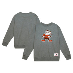 Cleveland Browns Mitchell & Ness Basic Fleece Pullover Sweatshirt