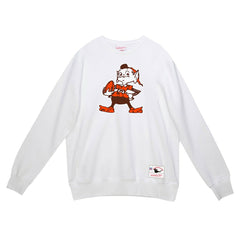 Cleveland Browns Mitchell & Ness Basic Fleece Pullover Sweatshirt
