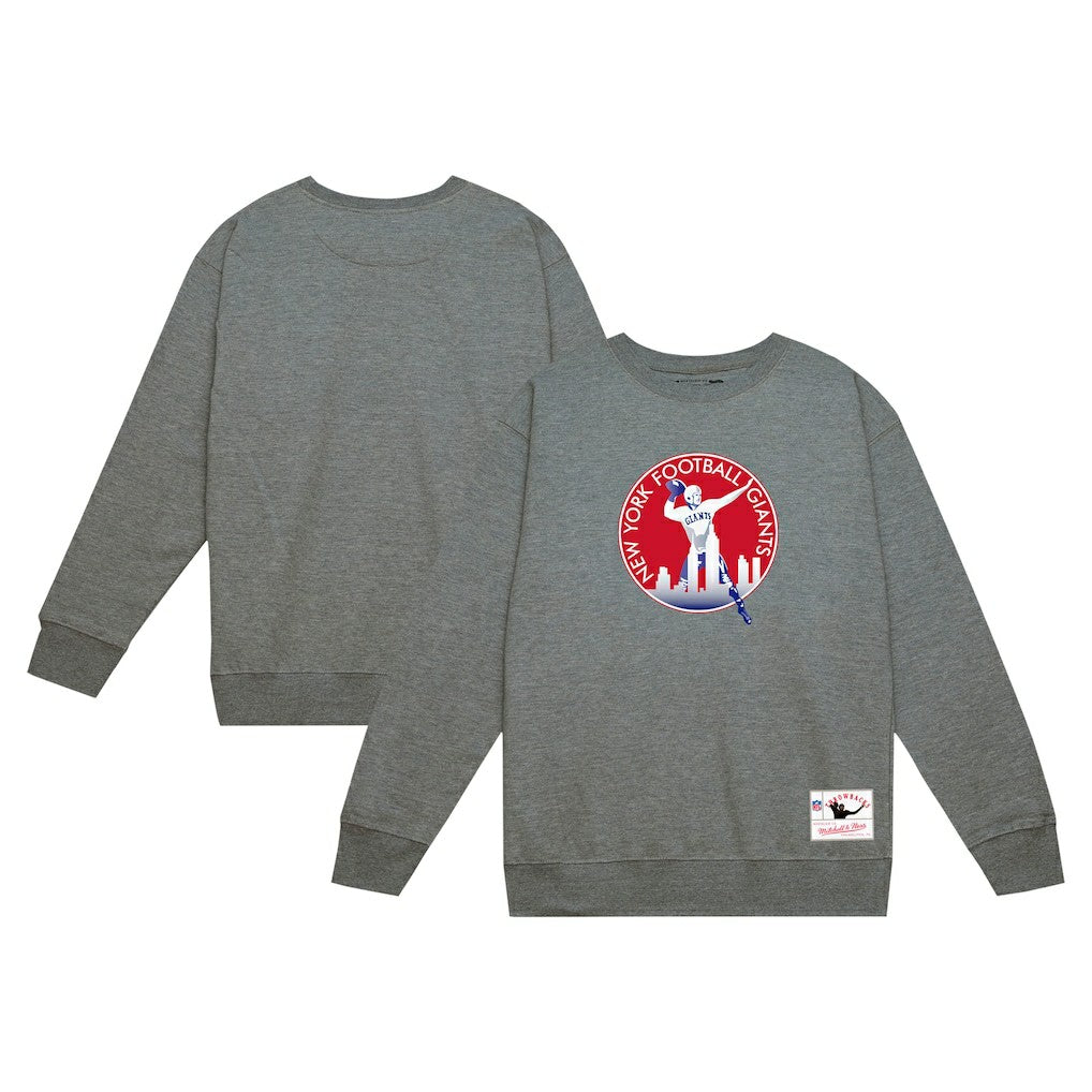 New York Giants Mitchell & Ness Basic Fleece Pullover Sweatshirt