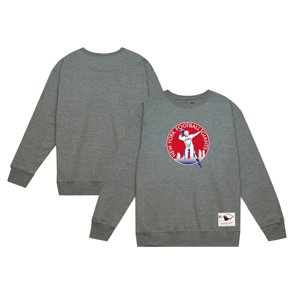 New York Giants Mitchell & Ness Basic Fleece Pullover Sweatshirt