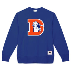 Denver Broncos Mitchell & Ness Basic Fleece Pullover Sweatshirt