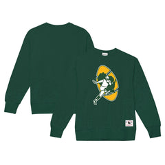 Green Bay Packers Mitchell & Ness Basic Fleece Pullover Sweatshirt
