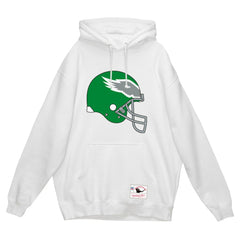 Philadelphia Eagles Mitchell & Ness Helmet Logo Vintage Pullover Hoodie