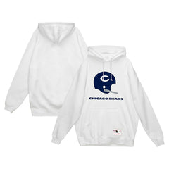 Chicago Bears Mitchell & Ness Helmet Logo Vintage Pullover Hoodie