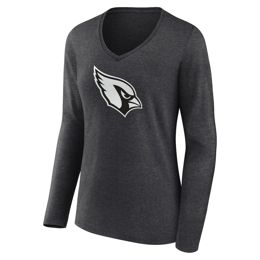 Arizona Cardinals  Women's Personalized Name & Number Monochrome V-neck T-Shirt