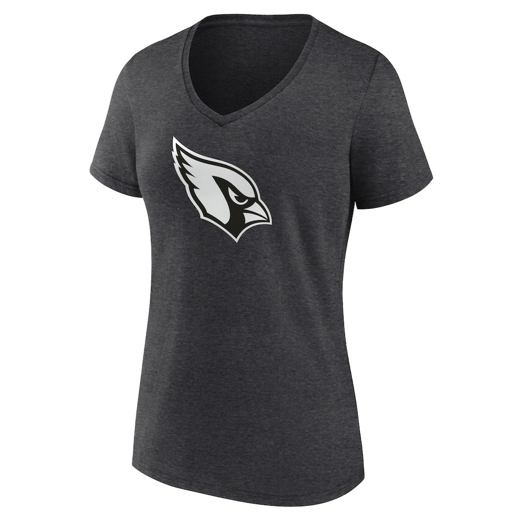 Arizona Cardinals  Women's Personalized Name & Number Monochrome V-Neck Long Sleeve T-Shirt
