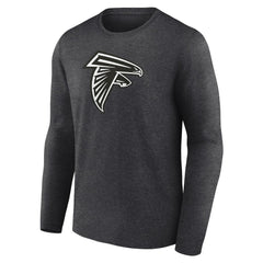 Atlanta Falcons  Personalized Name & Number Monochrome Long Sleeve T-Shirt