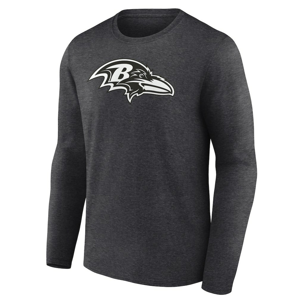 Baltimore Ravens  Personalized Name & Number Monochrome Long Sleeve T-Shirt