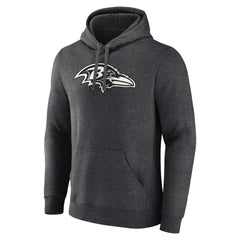 Baltimore Ravens  Personalized Name & Number Monochrome Pullover Hoodie
