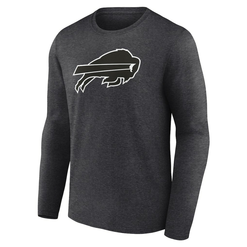 Buffalo Bills  Personalized Name & Number Monochrome Long Sleeve T-Shirt
