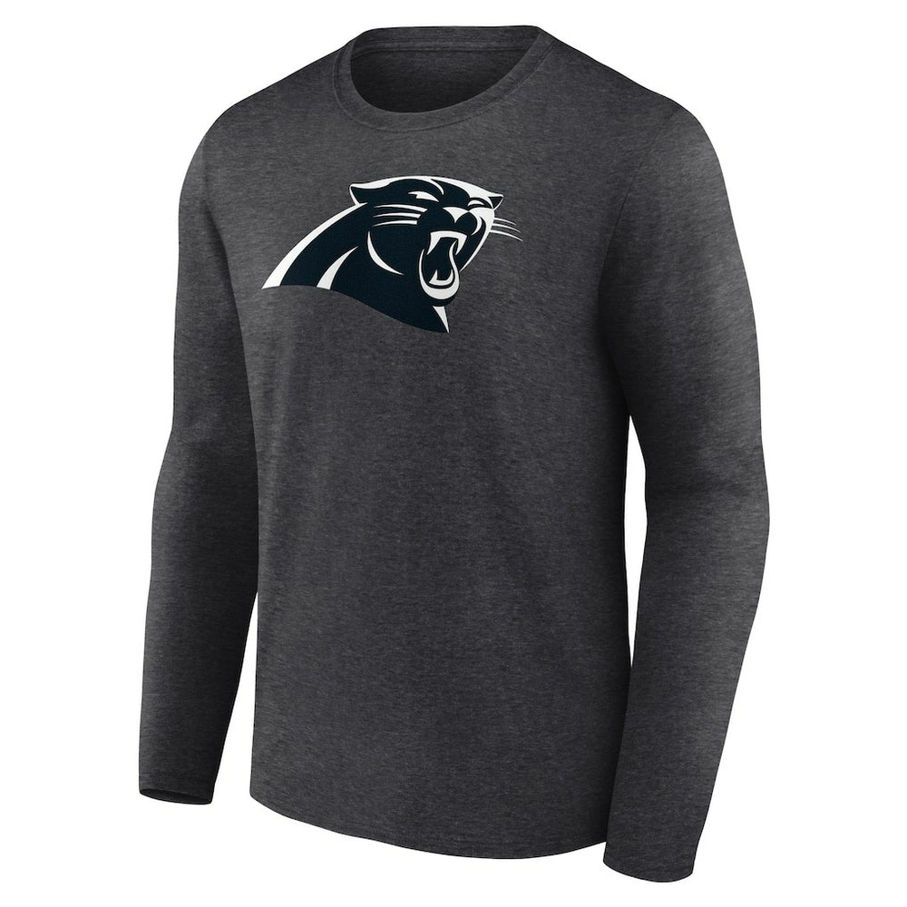Carolina Panthers  Personalized Name & Number Monochrome Long Sleeve T-Shirt