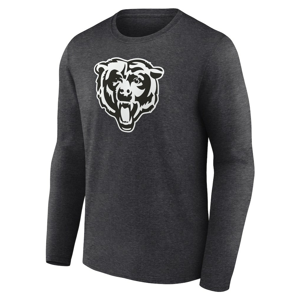 Chicago Bears  Personalized Name & Number Monochrome Long Sleeve T-Shirt