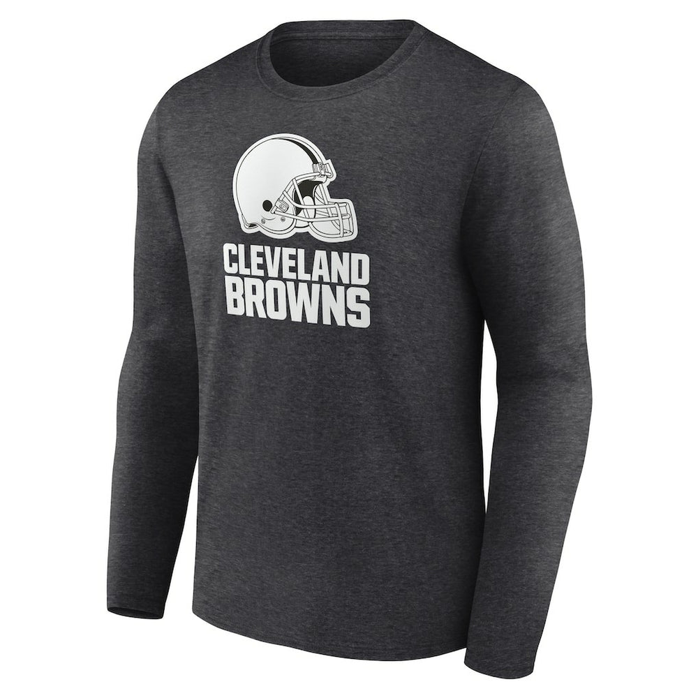 Cleveland Browns  Personalized Name & Number Monochrome Long Sleeve T-Shirt