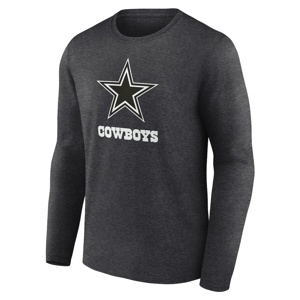 Dallas Cowboys  Personalized Name & Number Monochrome Long Sleeve T-Shirt