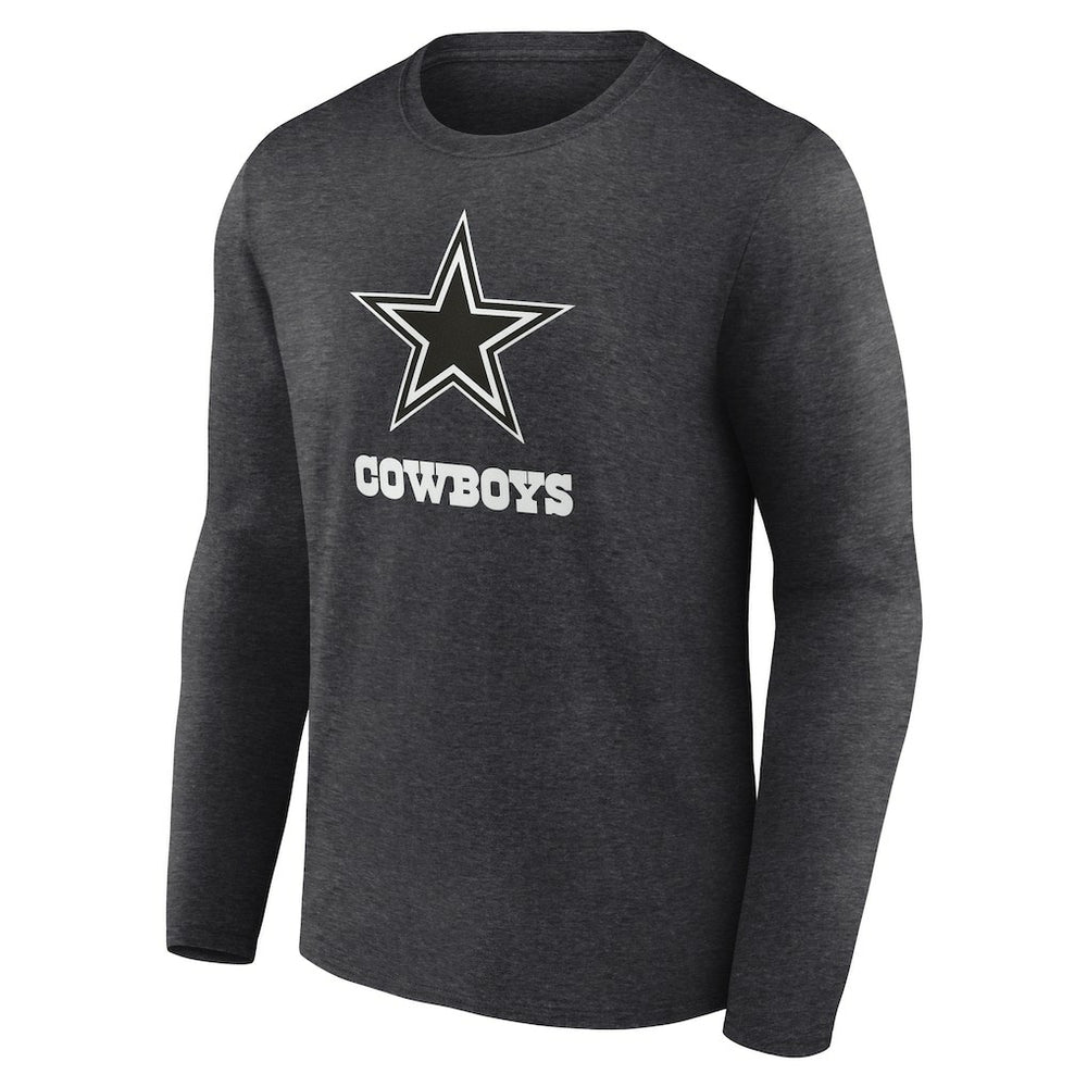 Dallas Cowboys  Personalized Name & Number Monochrome Long Sleeve T-Shirt