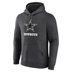 Dallas Cowboys  Personalized Name & Number Monochrome Pullover Hoodie