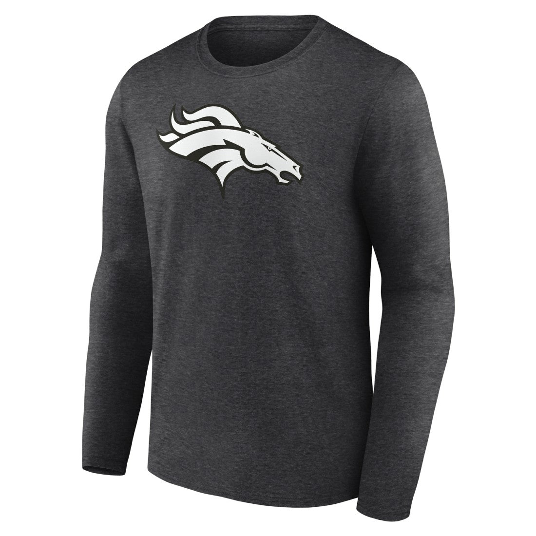 Denver Broncos  Personalized Name & Number Monochrome Long Sleeve T-Shirt