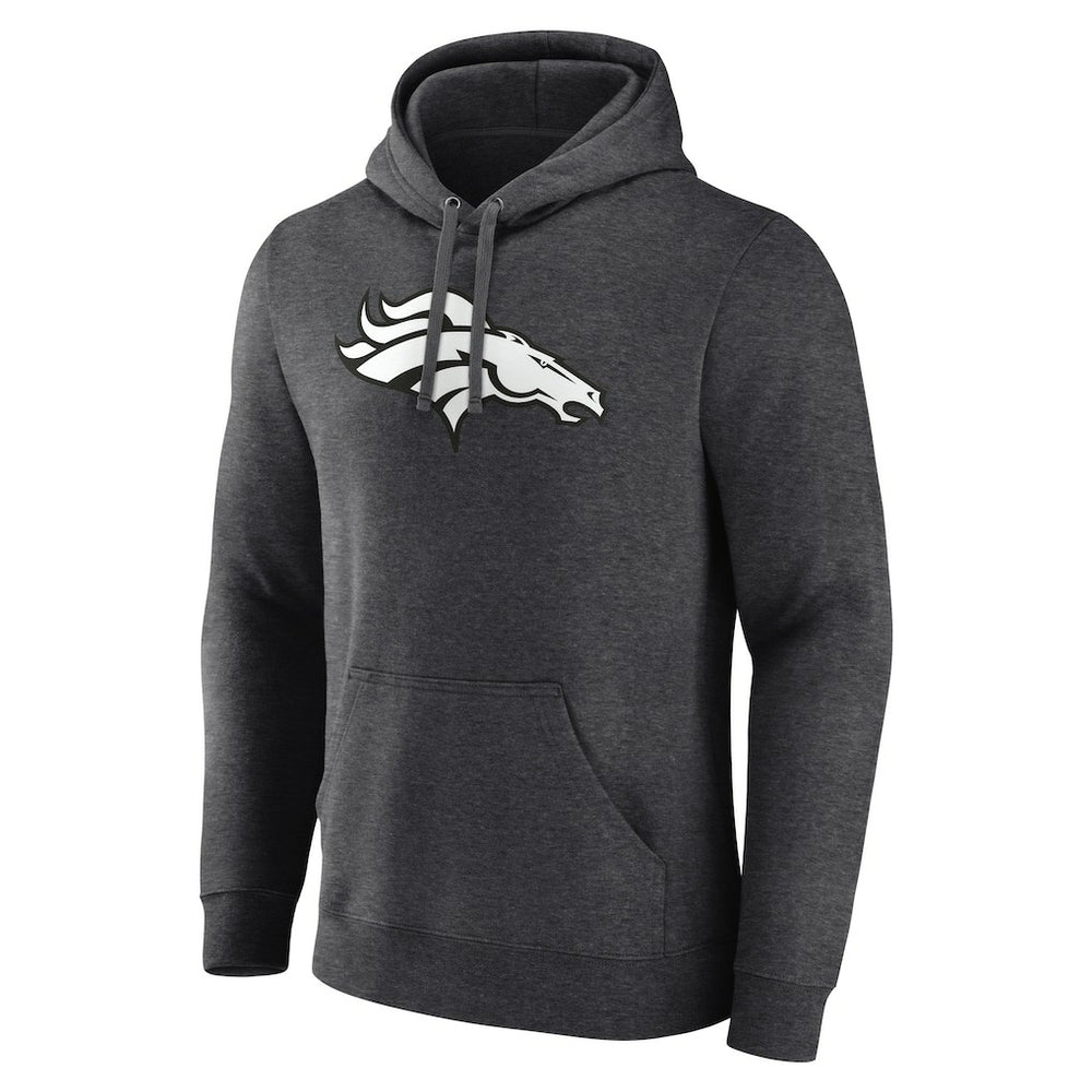 Denver Broncos  Personalized Name & Number Monochrome Pullover Hoodie