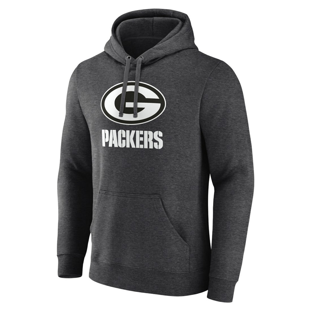 Green Bay Packers  Personalized Name & Number Monochrome Pullover Hoodie