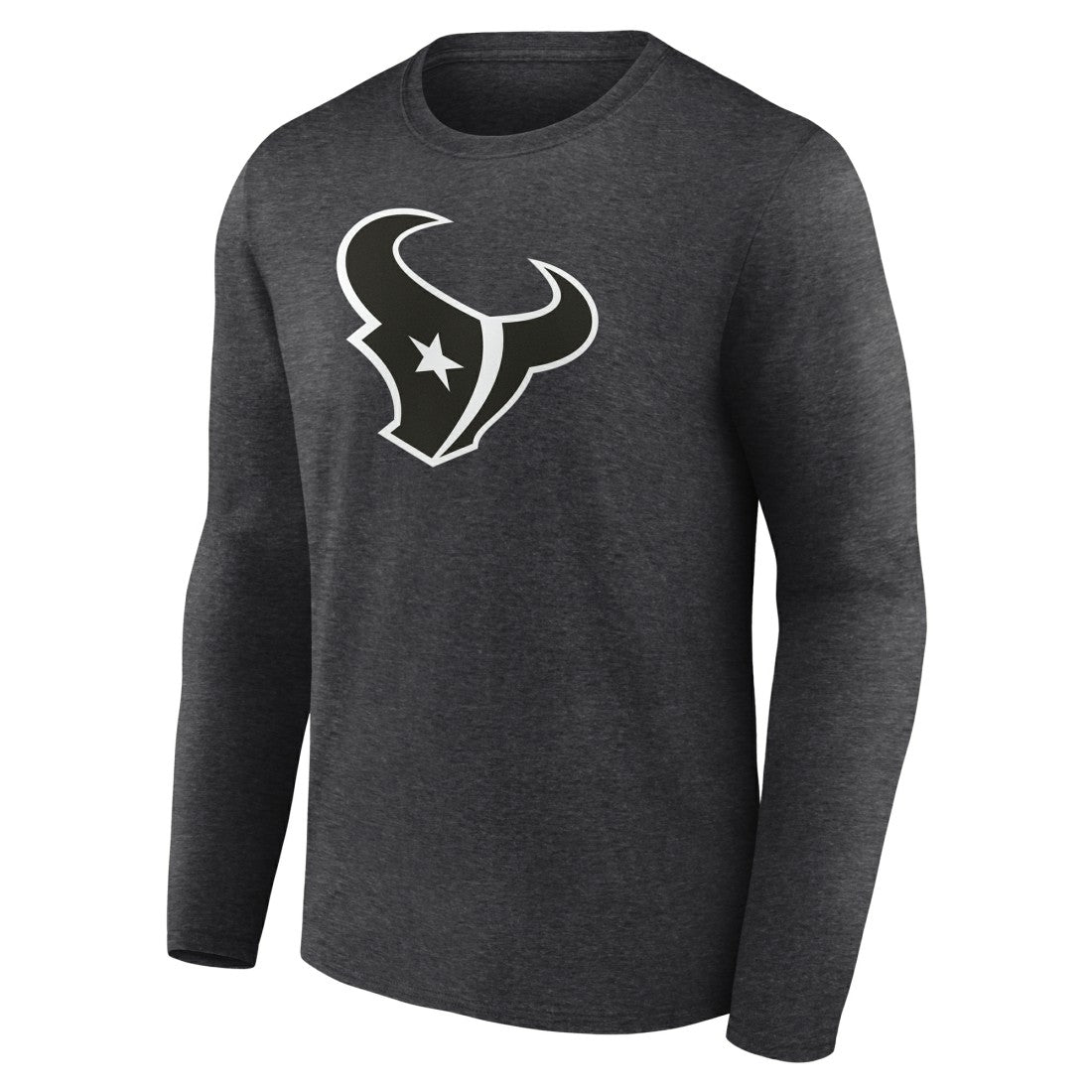 Houston Texans  Personalized Name & Number Monochrome Long Sleeve T-Shirt