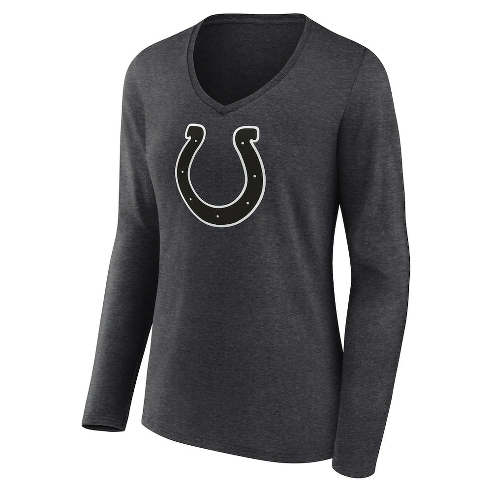 Indianapolis Colts  Women's Personalized Name & Number Monochrome V-neck T-Shirt