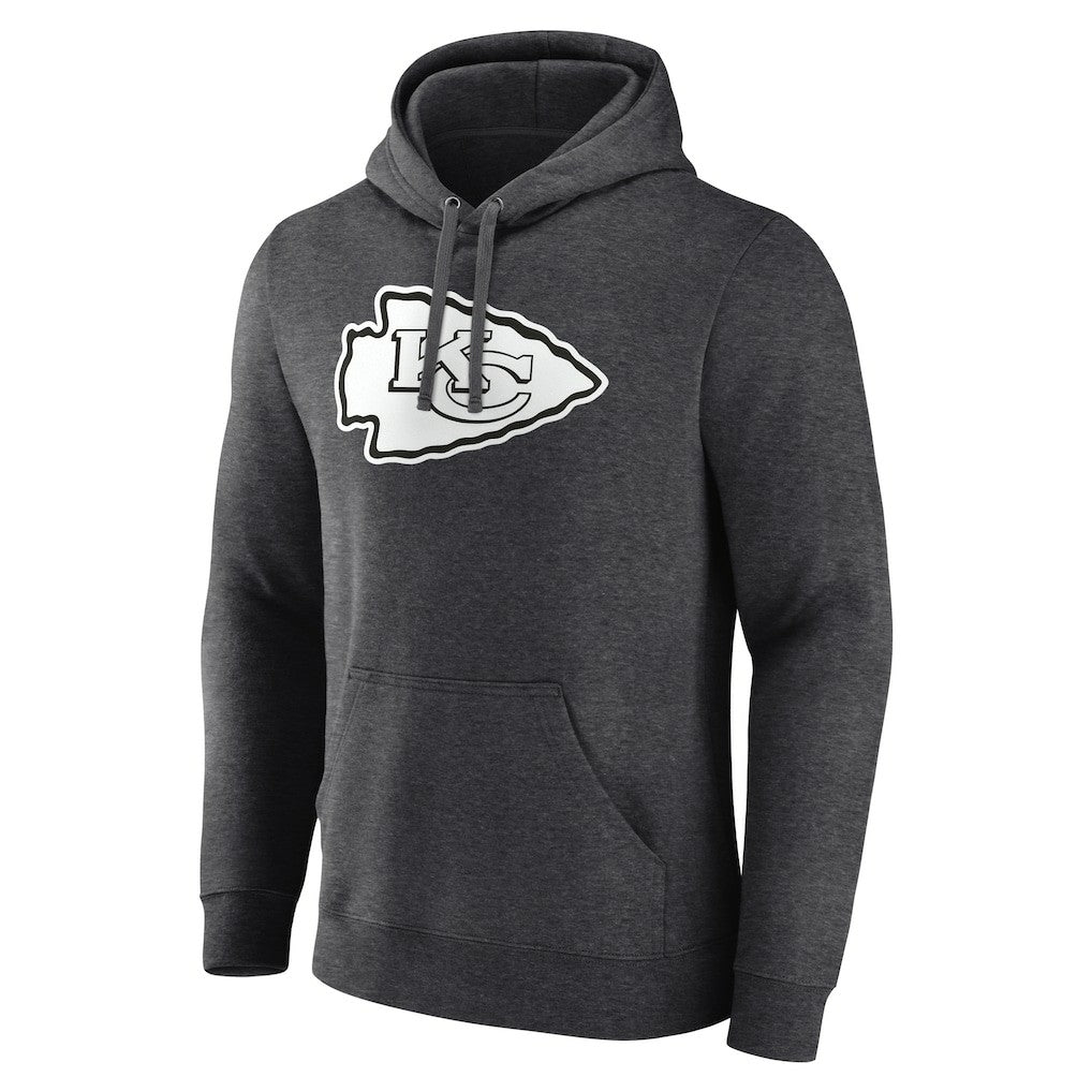 Kansas City Chiefs  Personalized Name & Number Monochrome Pullover Hoodie