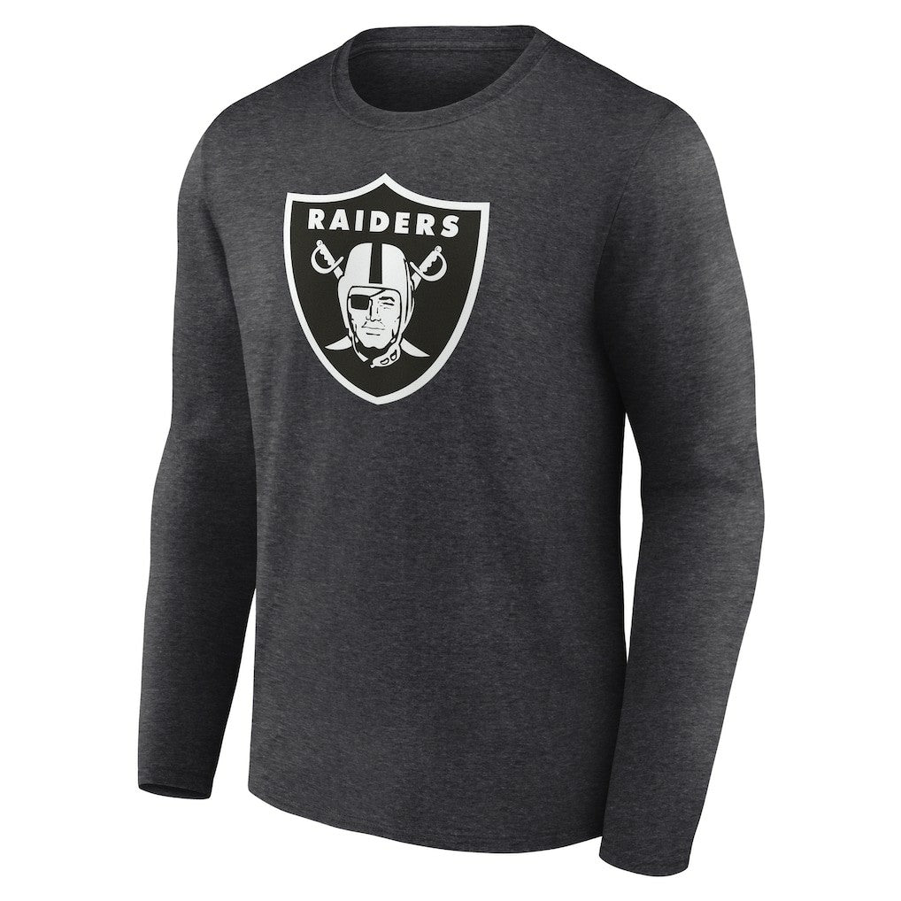 Las Vegas Raiders  Personalized Name & Number Monochrome Long Sleeve T-Shirt