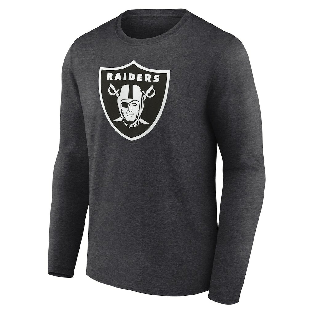 Las Vegas Raiders  Personalized Name & Number Monochrome Long Sleeve T-Shirt