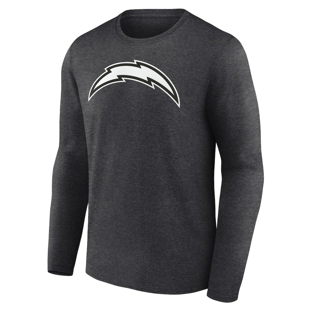 Los Angeles Chargers  Personalized Name & Number Monochrome Long Sleeve T-Shirt
