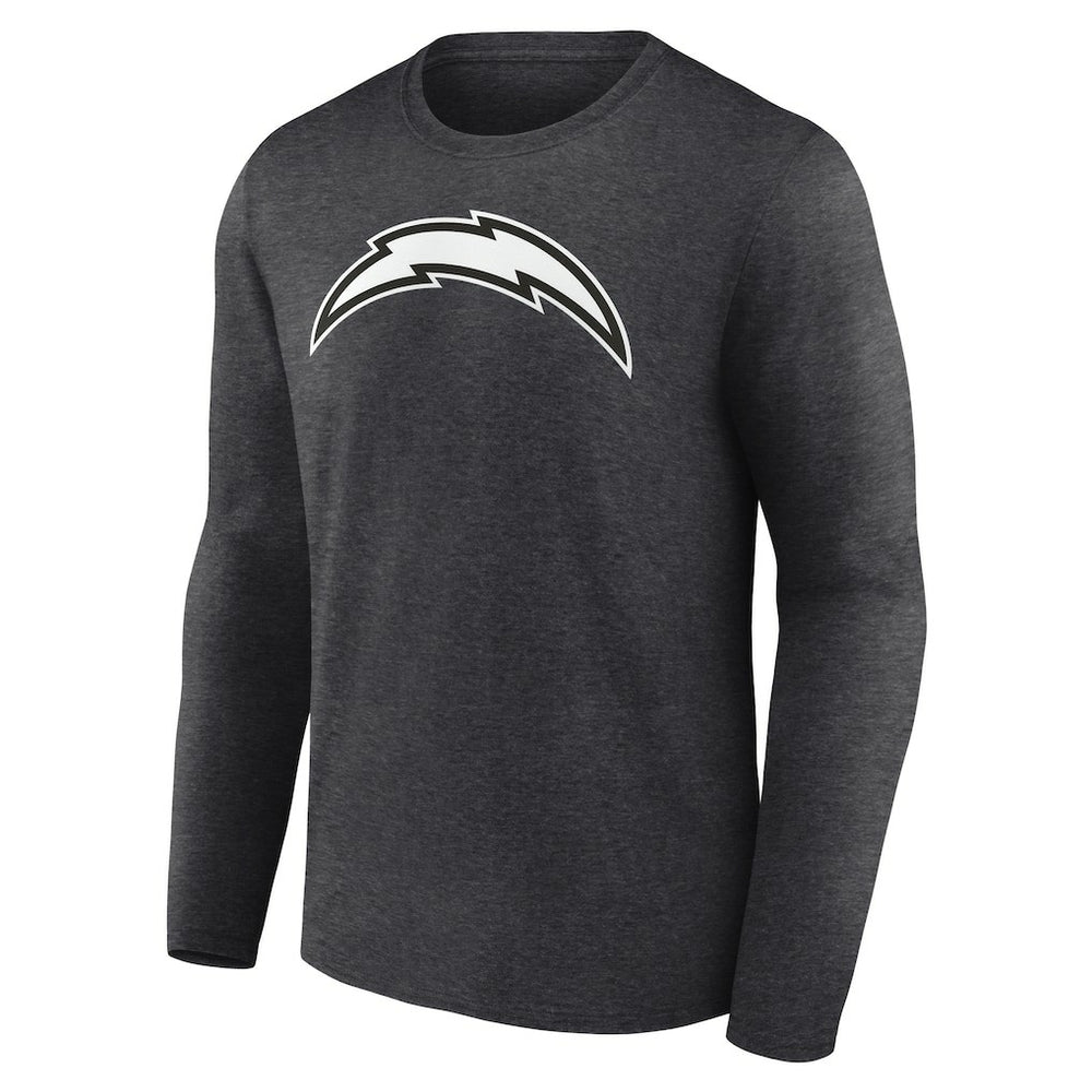 Los Angeles Chargers  Personalized Name & Number Monochrome Long Sleeve T-Shirt