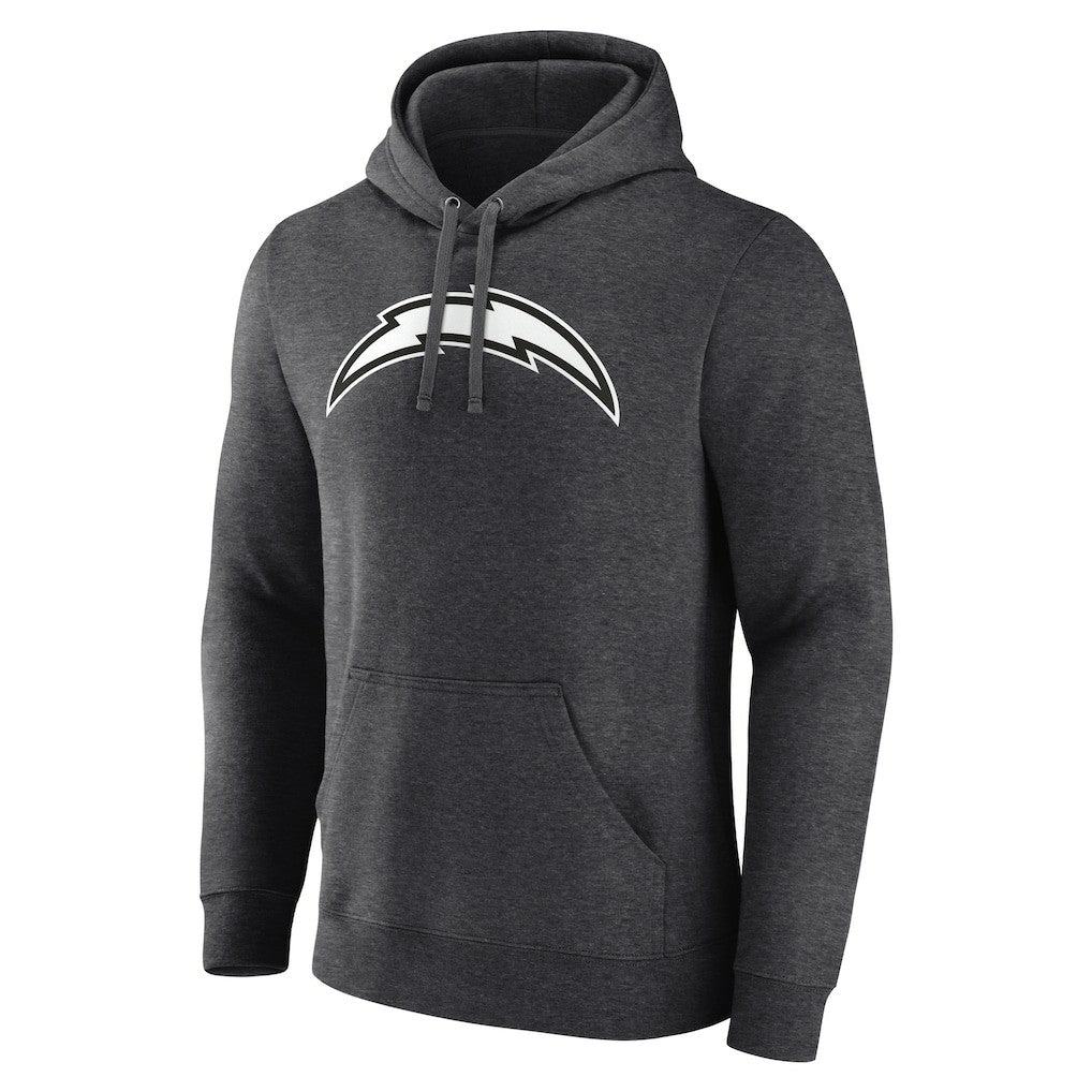 Los Angeles Chargers  Personalized Name & Number Monochrome Pullover Hoodie