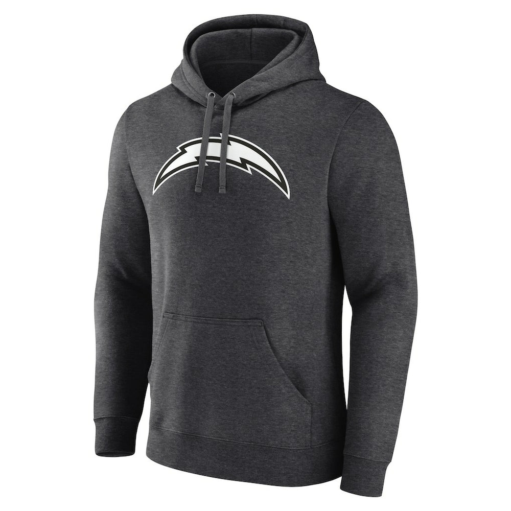 Los Angeles Chargers  Personalized Name & Number Monochrome Pullover Hoodie