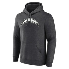 Los Angeles Chargers  Personalized Name & Number Monochrome Pullover Hoodie