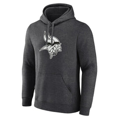 Minnesota Vikings  Personalized Name & Number Monochrome Pullover Hoodie